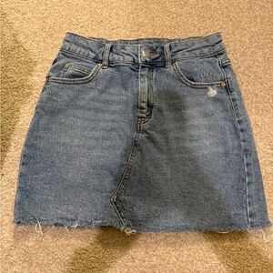 Wild Fable Denim Mini Skirt Casual
